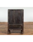 Chinese Qing Dynasty Period Red Lacquer Bedside Cabinet with Hand-Painted Décor-17. Asian & Chinese Furniture, Art, Antiques, Vintage Home Décor for sale at FEA Home