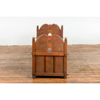 Antique Window Bench with Internal Storage