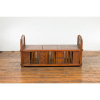 Antique Window Bench with Internal Storage