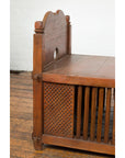 Antique Window Bench with Internal Storage-6. Asian & Chinese Furniture, Art, Antiques, Vintage Home Décor for sale at FEA Home
