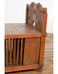 Antique Window Bench with Internal Storage-7. Asian & Chinese Furniture, Art, Antiques, Vintage Home Décor for sale at FEA Home