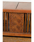 Antique Window Bench with Internal Storage-8. Asian & Chinese Furniture, Art, Antiques, Vintage Home Décor for sale at FEA Home