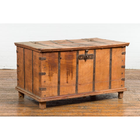 Light Brown Antique Storage Chest with Internal Compartment-YN7661-15. Asian & Chinese Furniture, Art, Antiques, Vintage Home Décor for sale at FEA Home