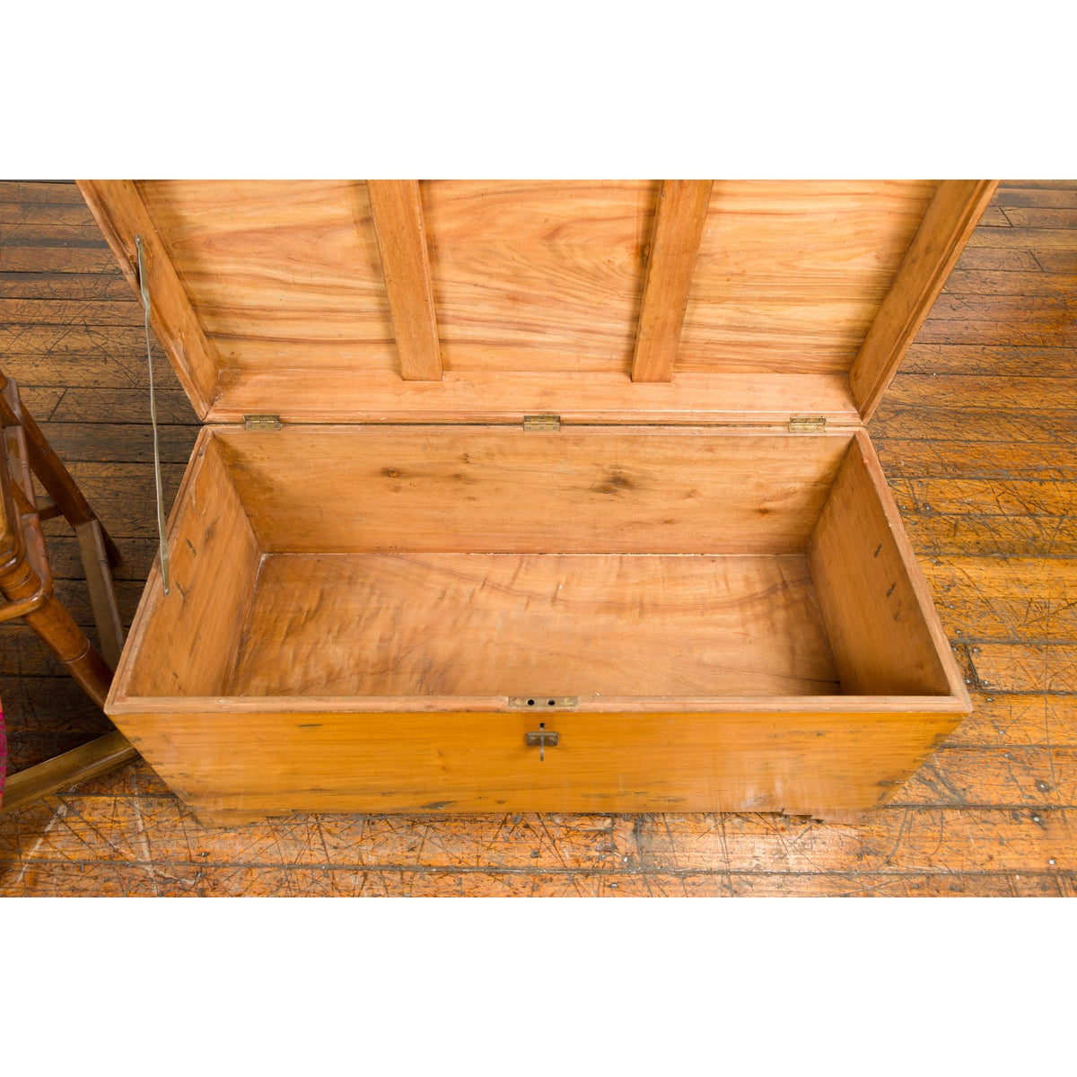 Vintage Chest with Carved Seashells on Lid-12. Asian &amp; Chinese Furniture, Art, Antiques, Vintage Home Décor for sale at FEA Home