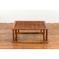 Zen Hinoki Wood Kotatsu Coffee Table with Natural Finish