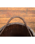 19th Century Chinese Wooden Well Buckets with Dark Brown Lacquer, Sold Each-6. Asian & Chinese Furniture, Art, Antiques, Vintage Home Décor for sale at FEA Home