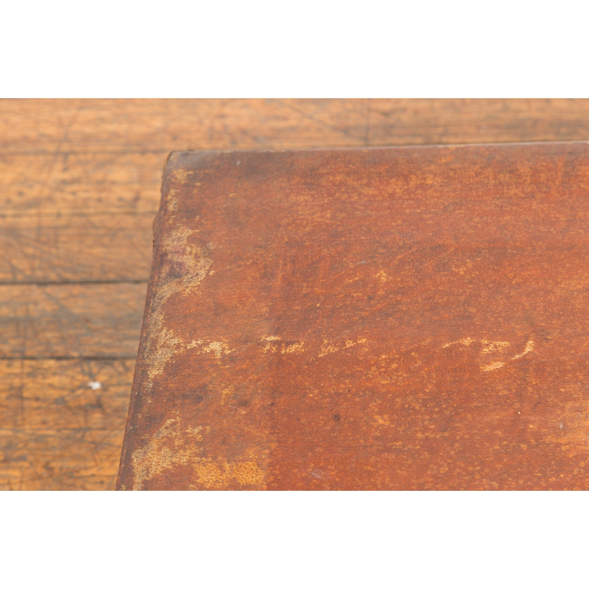 Chinese 19th Century Qing Dynasty Red Painted Paper Bound Trunk with Brass Lock-14. Asian &amp; Chinese Furniture, Art, Antiques, Vintage Home Décor for sale at FEA Home