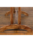 19th Century Country Farmhouse Table with Trestle Base and Distressed Finish-16. Asian & Chinese Furniture, Art, Antiques, Vintage Home Décor for sale at FEA Home
