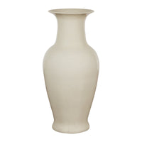Oversized Chinese Vintage Altar Vase with Blanc de Chine Finish and Flaring Neck-YN7756-1. Asian & Chinese Furniture, Art, Antiques, Vintage Home Décor for sale at FEA Home
