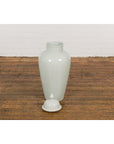White Porcelain Vintage Vase with Lid-14. Asian & Chinese Furniture, Art, Antiques, Vintage Home Décor for sale at FEA Home
