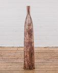 Tall and Slender Textured Brown Minimalist Ceramic Vase-14. Asian & Chinese Furniture, Art, Antiques, Vintage Home Décor for sale at FEA Home