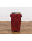 Red and Blue Chinese Vintage Ceramic Planter-13. Asian & Chinese Furniture, Art, Antiques, Vintage Home Décor for sale at FEA Home