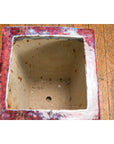 Red and Blue Chinese Vintage Ceramic Planter-9. Asian & Chinese Furniture, Art, Antiques, Vintage Home Décor for sale at FEA Home