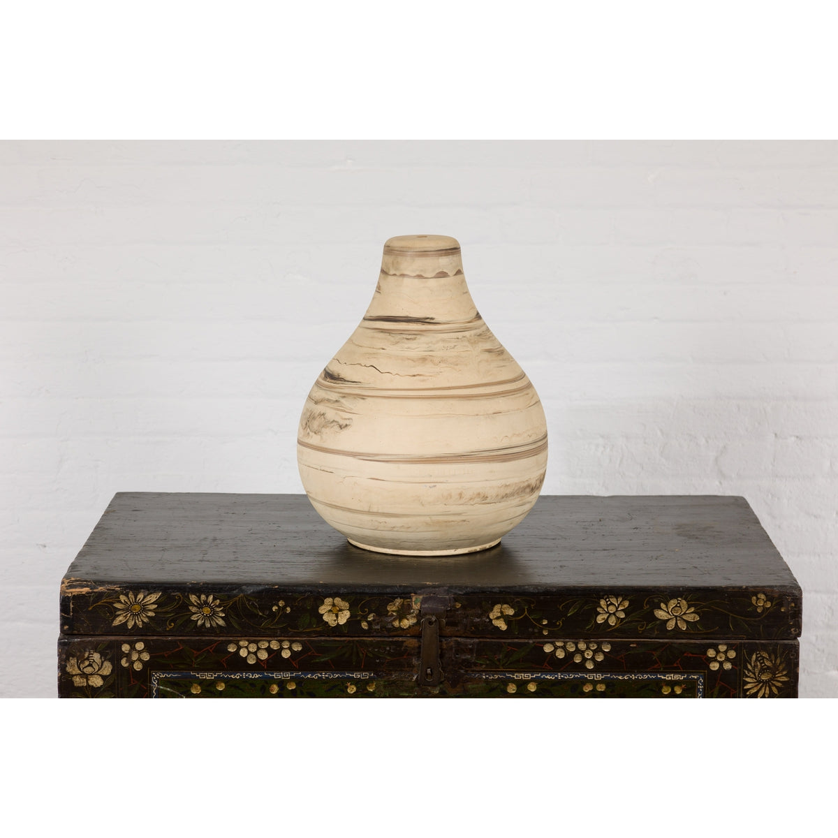 Artisan Prem Collection Ceramic Object Pre Drilled to Be Made into a Lamp-14. Asian &amp; Chinese Furniture, Art, Antiques, Vintage Home Décor for sale at FEA Home
