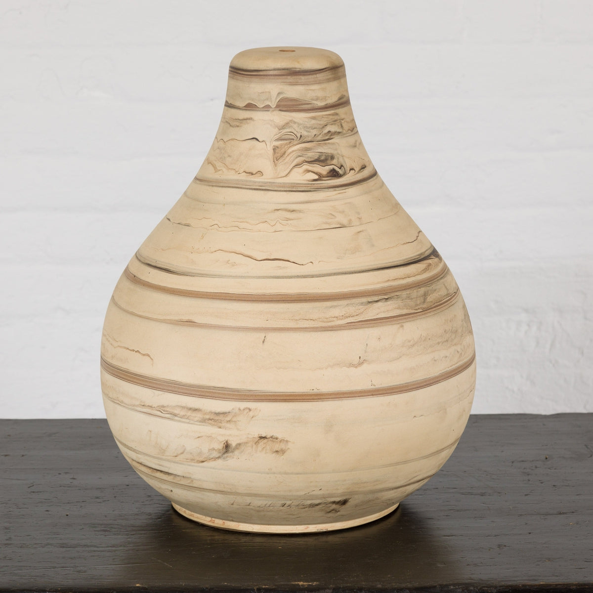 Artisan Prem Collection Ceramic Object Pre Drilled to Be Made into a Lamp-2. Asian & Chinese Furniture, Art, Antiques, Vintage Home Décor for sale at FEA Home