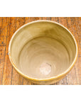Artisan Handcrafted Mustard Color Ceramic Garden Planter with Incised Décor-15. Asian & Chinese Furniture, Art, Antiques, Vintage Home Décor for sale at FEA Home