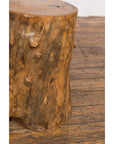 Indonesian Rustic Root Drinks Table or Stool with Light Brown Finish-11. Asian & Chinese Furniture, Art, Antiques, Vintage Home Décor for sale at FEA Home