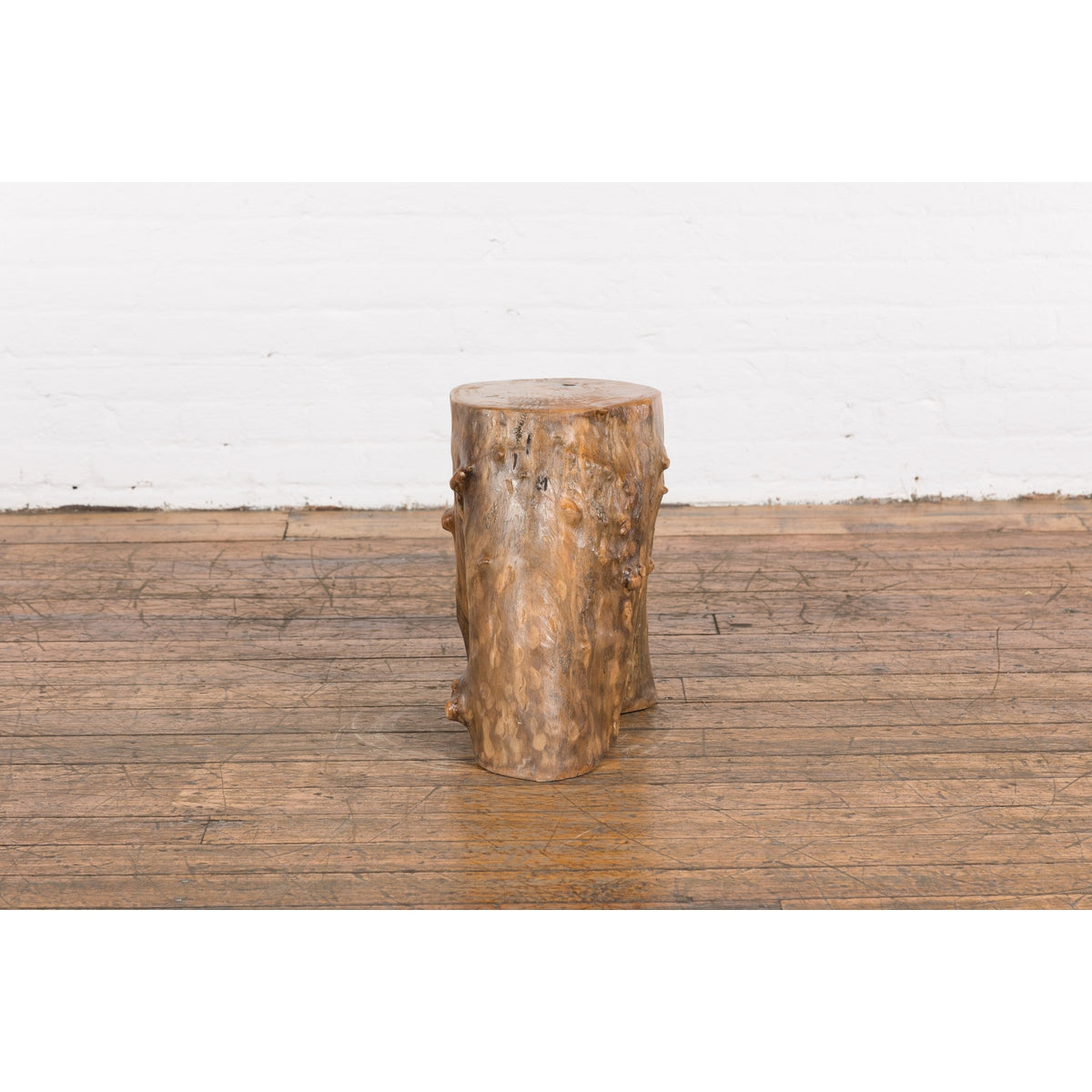 Indonesian Rustic Root Drinks Table or Stool with Light Brown Finish-15. Asian &amp; Chinese Furniture, Art, Antiques, Vintage Home Décor for sale at FEA Home