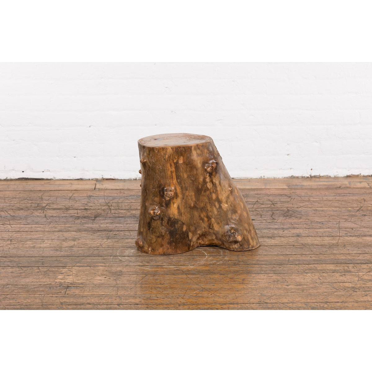 Indonesian Rustic Root Drinks Table or Stool with Light Brown Finish-16. Asian &amp; Chinese Furniture, Art, Antiques, Vintage Home Décor for sale at FEA Home