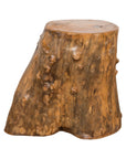 Indonesian Rustic Root Drinks Table or Stool with Light Brown Finish-1. Asian & Chinese Furniture, Art, Antiques, Vintage Home Décor for sale at FEA Home