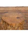 Indonesian Rustic Root Drinks Table or Stool with Light Brown Finish-8. Asian & Chinese Furniture, Art, Antiques, Vintage Home Décor for sale at FEA Home