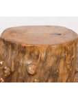 Indonesian Rustic Root Drinks Table or Stool with Light Brown Finish-9. Asian & Chinese Furniture, Art, Antiques, Vintage Home Décor for sale at FEA Home