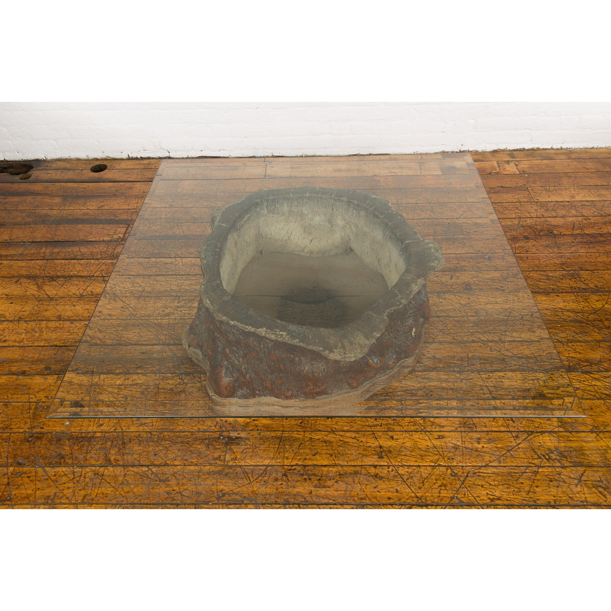 Antique Japanese Hibachi Coffee Table Base or Planter, Glass Top Not Included-4. Asian &amp; Chinese Furniture, Art, Antiques, Vintage Home Décor for sale at FEA Home