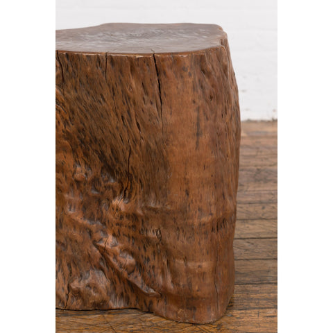 Indonesian Antique Wooden End Table-YN7839-8. Asian & Chinese Furniture, Art, Antiques, Vintage Home Décor for sale at FEA Home