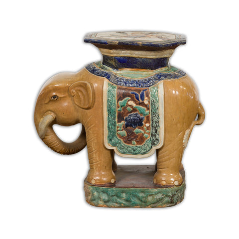 Antique Hand-Painted Annamese Ceramic Garden Stool from Vietnam, circa 1900-YN7840-1. Asian & Chinese Furniture, Art, Antiques, Vintage Home Décor for sale at FEA Home