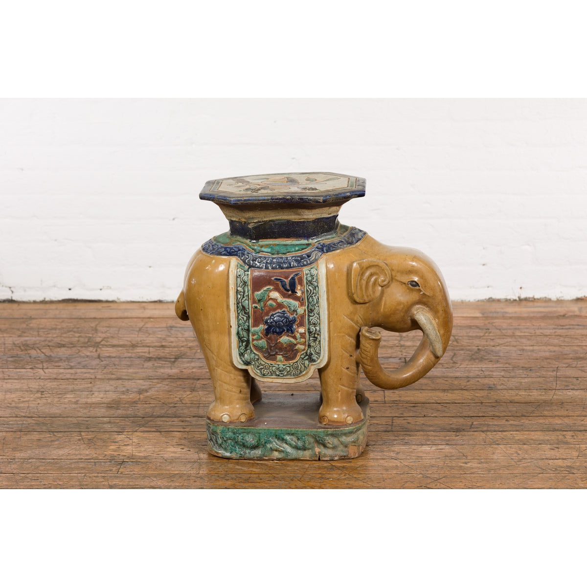 Antique Hand-Painted Annamese Ceramic Garden Stool from Vietnam, circa 1900-2. Asian & Chinese Furniture, Art, Antiques, Vintage Home Décor for sale at FEA Home