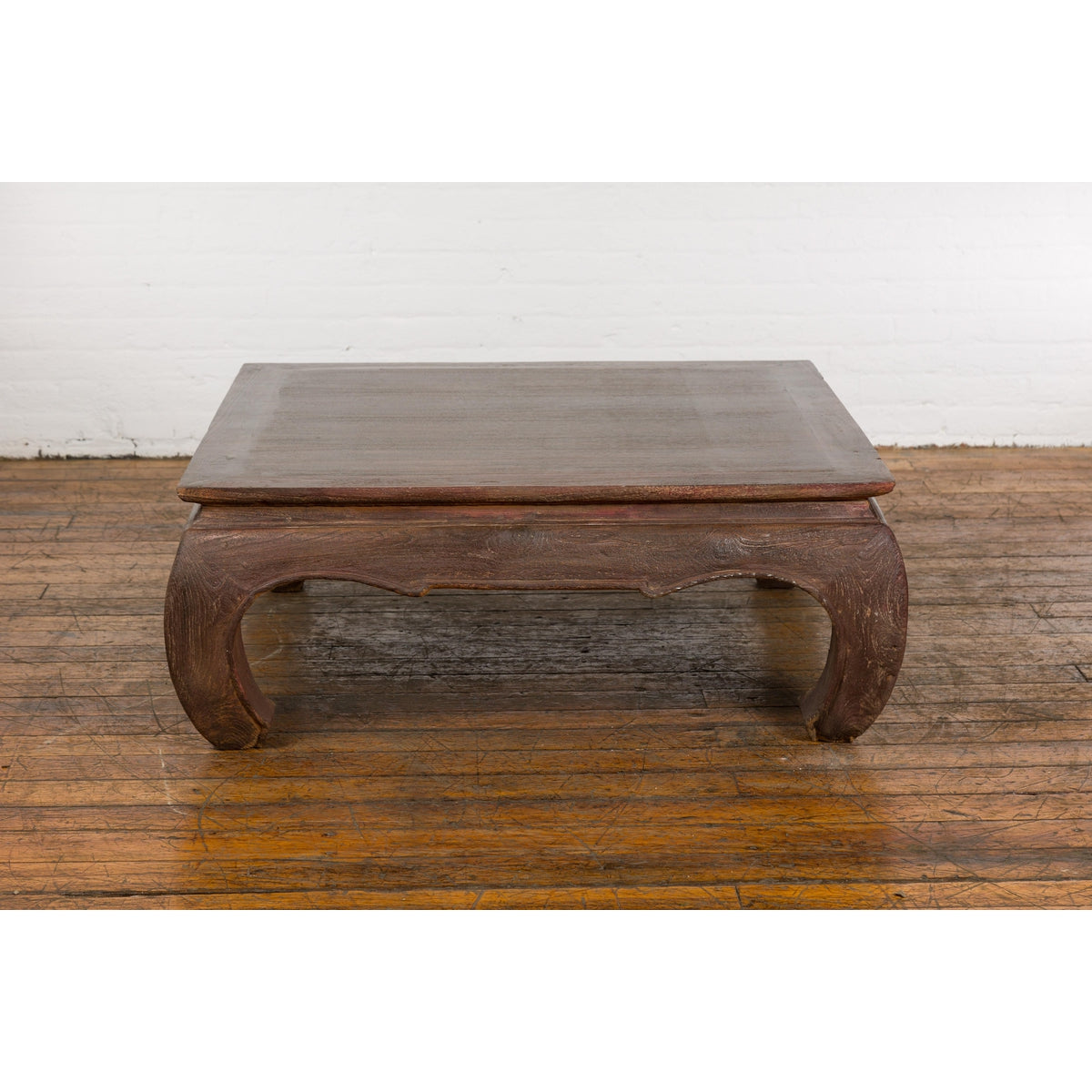 Vintage Asian Distressed Wood Coffee Table-10. Asian &amp; Chinese Furniture, Art, Antiques, Vintage Home Décor for sale at FEA Home