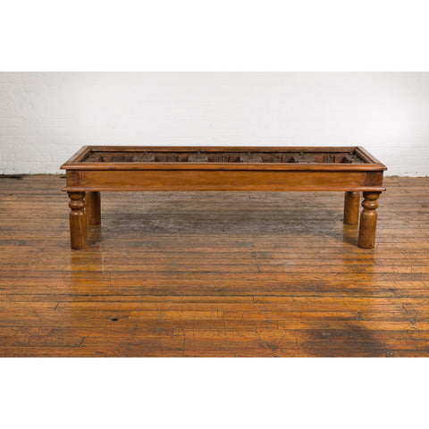 Antique Sheesham Wood and Iron Exterior Door Made into a Coffee Table-YN7853-3. Asian & Chinese Furniture, Art, Antiques, Vintage Home Décor for sale at FEA Home