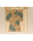 Antique Minimalist Woodblock Print with Bird and Trees in Custom Frame-7. Asian & Chinese Furniture, Art, Antiques, Vintage Home Décor for sale at FEA Home