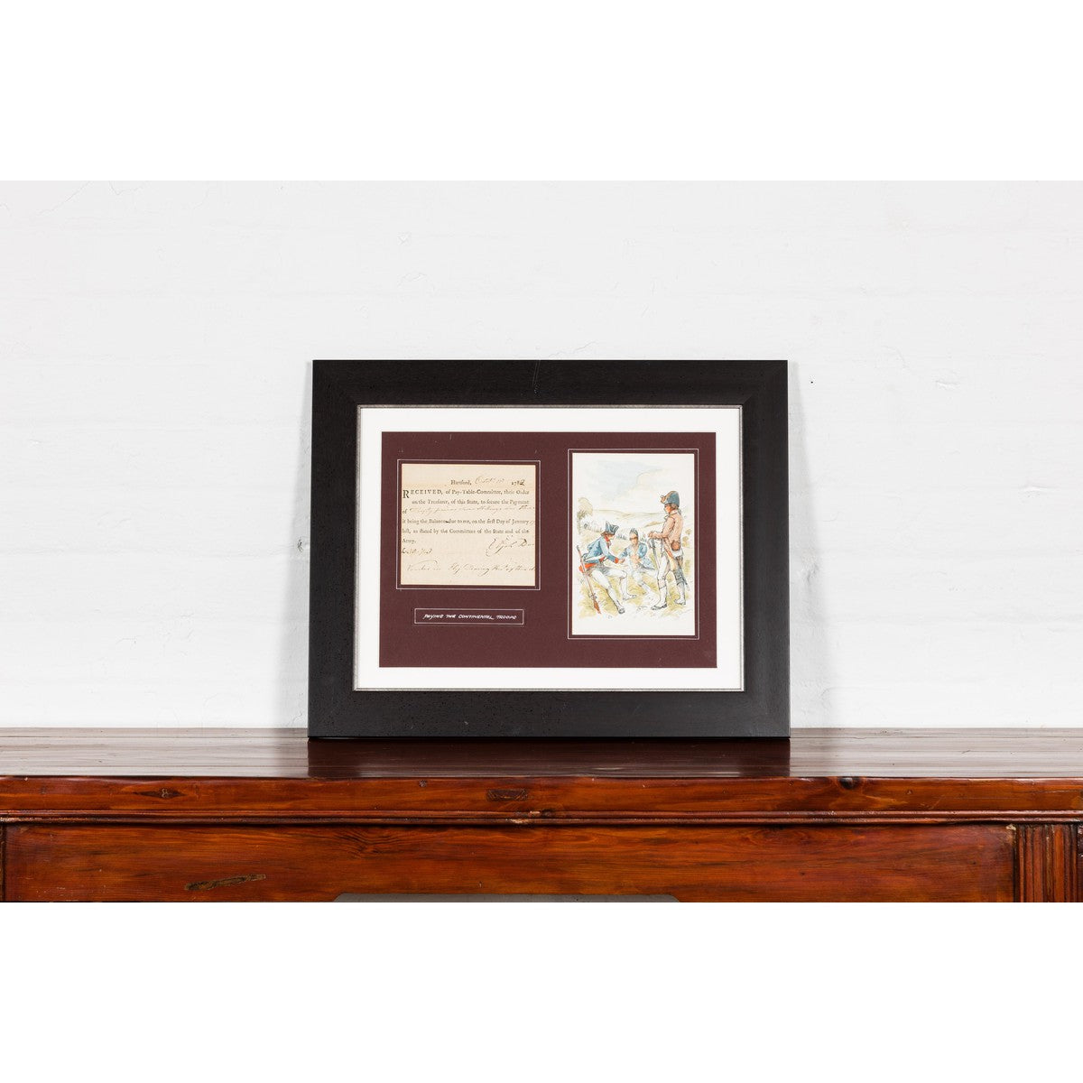 Revolutionary War Bond from the State of Connecticut in Custom Frame-2. Asian & Chinese Furniture, Art, Antiques, Vintage Home Décor for sale at FEA Home