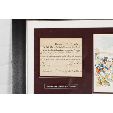 Revolutionary War Bond from the State of Connecticut in Custom Frame-YN7866-9. Asian & Chinese Furniture, Art, Antiques, Vintage Home Décor for sale at FEA Home