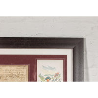 1780s American Revolutionary War Bond, State of Connecticut in Black Frame