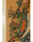 Taoist Hand-Painted Portrait on Parchment Paper in Custom Frame-13. Asian & Chinese Furniture, Art, Antiques, Vintage Home Décor for sale at FEA Home