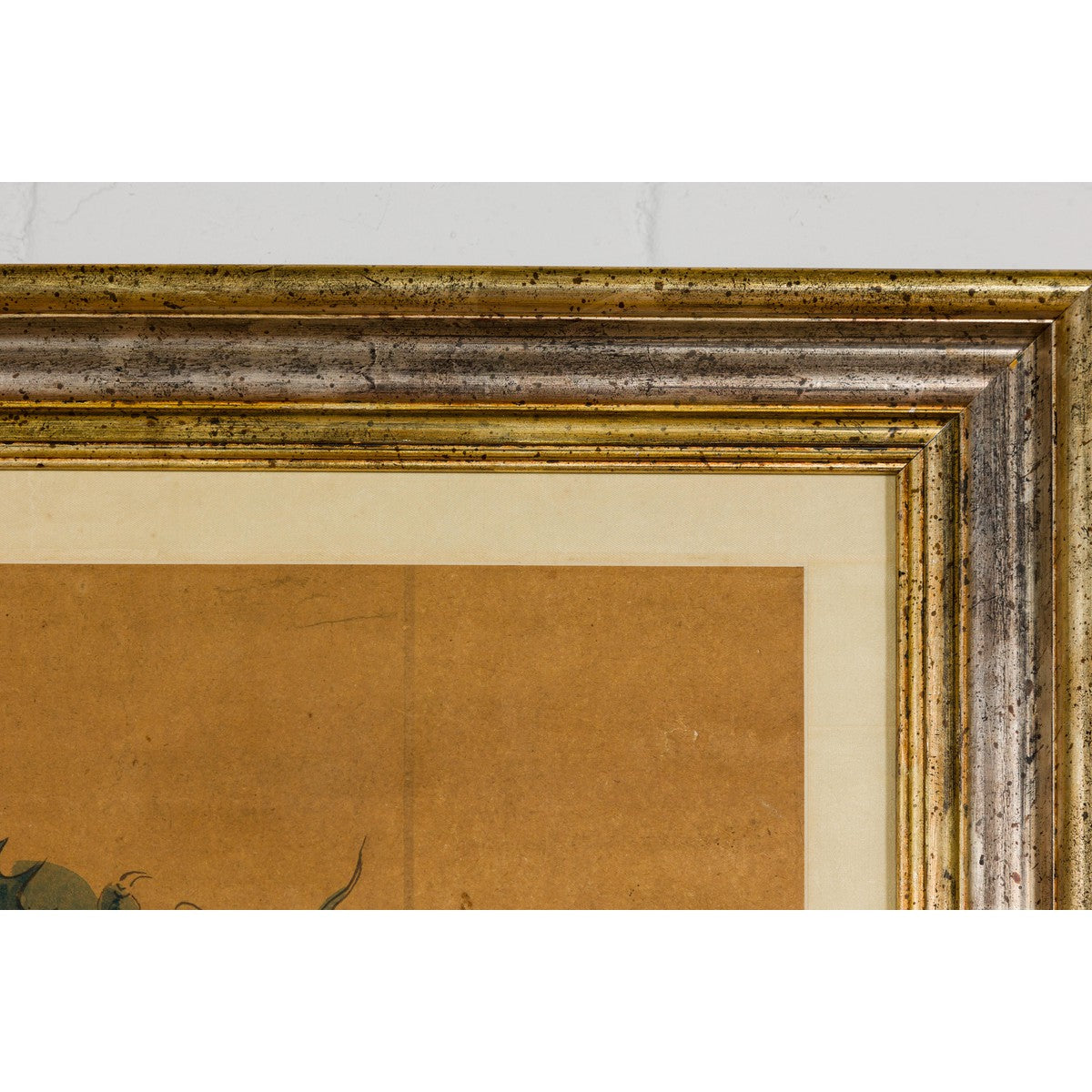 Taoist Hand-Painted Portrait on Parchment Paper in Custom Frame-15. Asian &amp; Chinese Furniture, Art, Antiques, Vintage Home Décor for sale at FEA Home