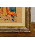 Taoist Hand-Painted Portrait on Parchment Paper in Custom Frame-17. Asian & Chinese Furniture, Art, Antiques, Vintage Home Décor for sale at FEA Home