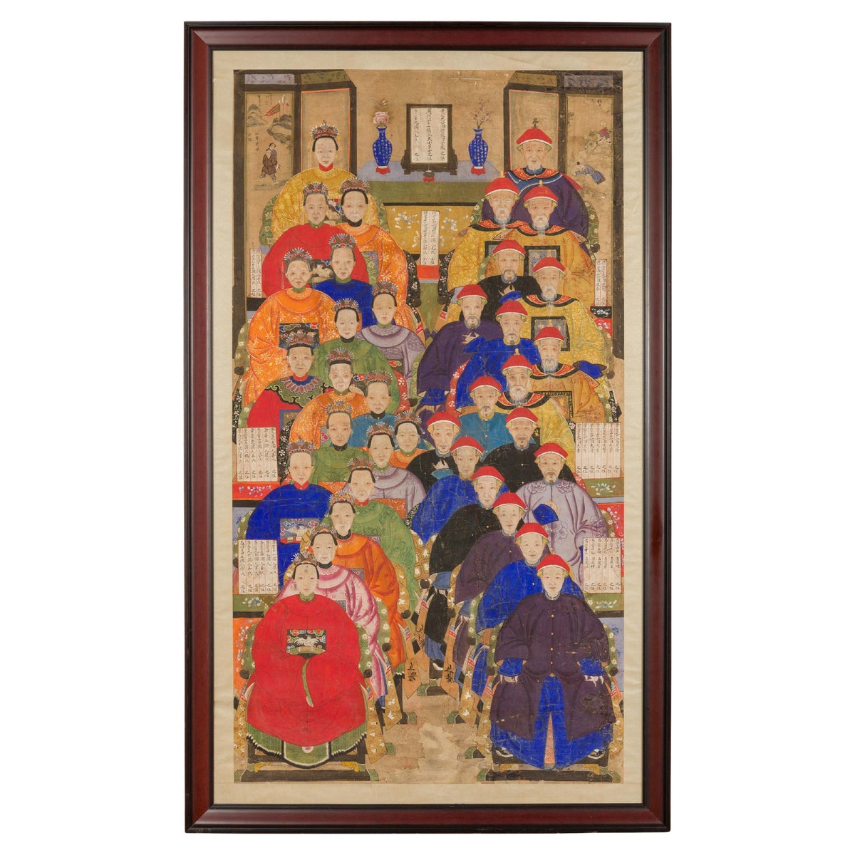 Antique Qing Dynasty Painting on Parchment-1. Asian & Chinese Furniture, Art, Antiques, Vintage Home Décor for sale at FEA Home
