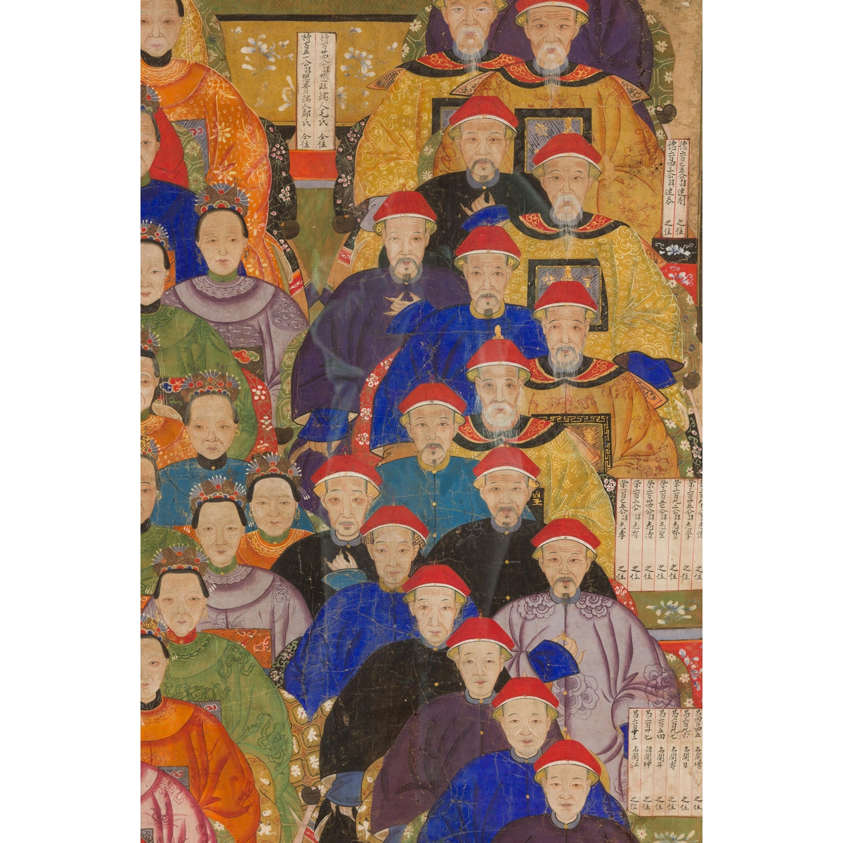 Antique Qing Dynasty Painting on Parchment-9. Asian &amp; Chinese Furniture, Art, Antiques, Vintage Home Décor for sale at FEA Home