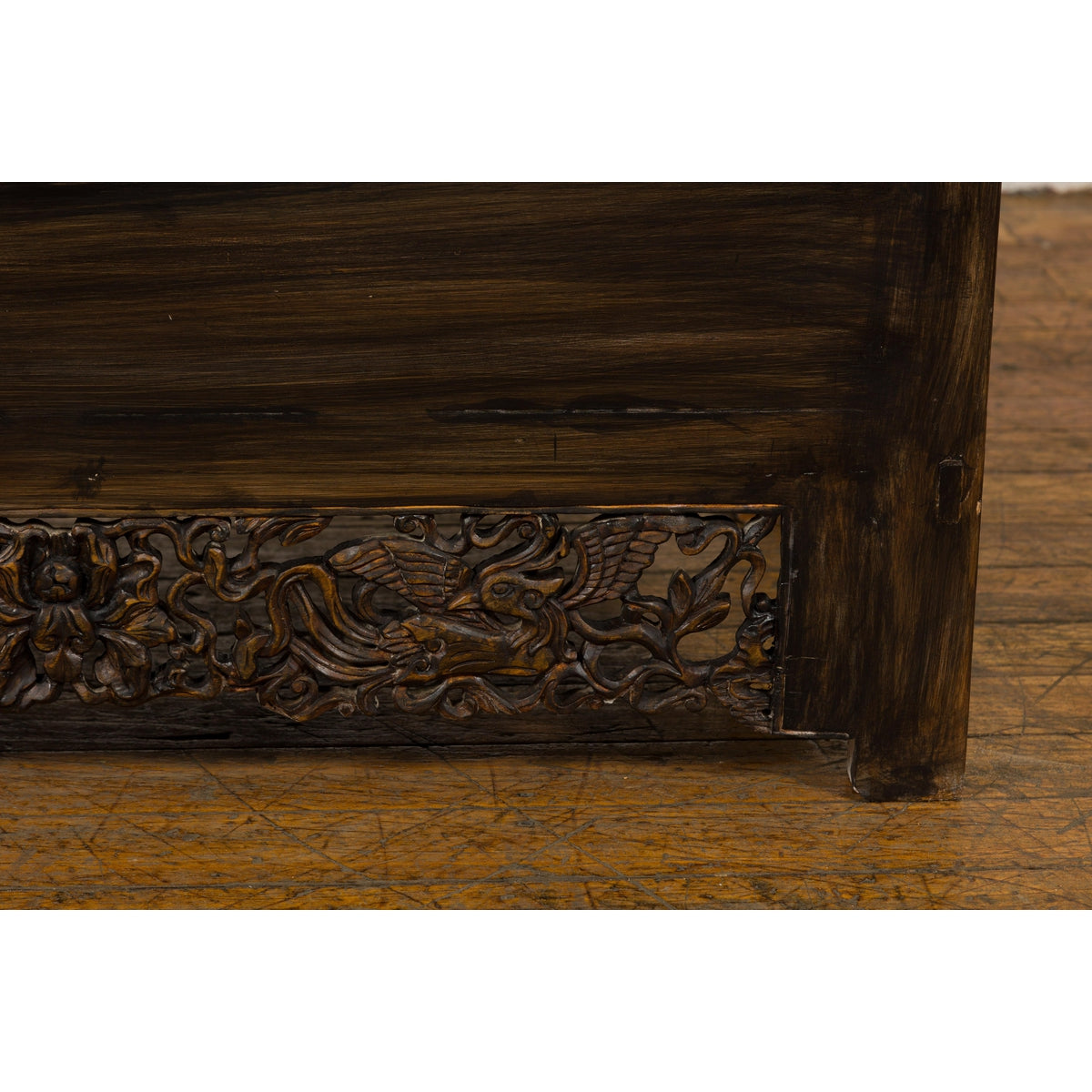 Chinese Antique Cabinet with Carved Birds in the Apron-13. Asian &amp; Chinese Furniture, Art, Antiques, Vintage Home Décor for sale at FEA Home
