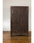 Chinese Antique Cabinet with Carved Birds in the Apron-16. Asian & Chinese Furniture, Art, Antiques, Vintage Home Décor for sale at FEA Home