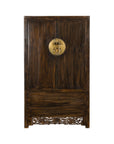 Chinese Antique Cabinet with Carved Birds in the Apron-18. Asian & Chinese Furniture, Art, Antiques, Vintage Home Décor for sale at FEA Home