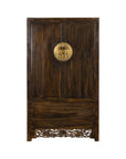 Chinese Antique Cabinet with Carved Birds in the Apron-2. Asian & Chinese Furniture, Art, Antiques, Vintage Home Décor for sale at FEA Home