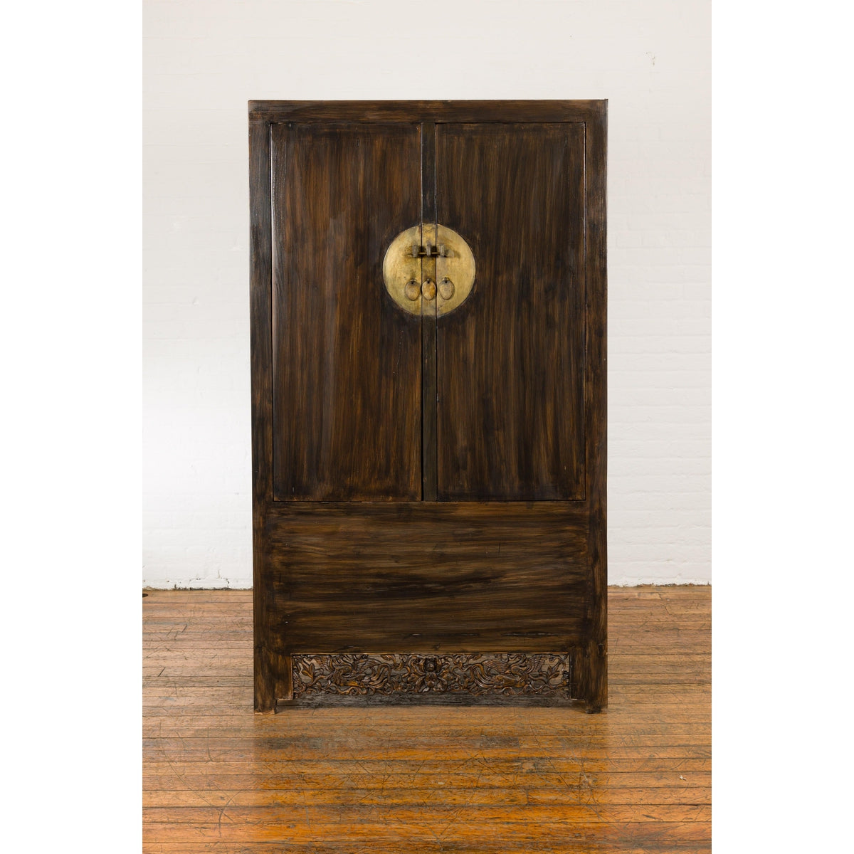 Chinese Antique Cabinet with Carved Birds in the Apron-6. Asian &amp; Chinese Furniture, Art, Antiques, Vintage Home Décor for sale at FEA Home
