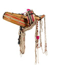 Ulo Tribal Akha Woman's Headdress with Framework of Bamboo and Beads-11. Asian & Chinese Furniture, Art, Antiques, Vintage Home Décor for sale at FEA Home