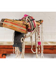 Ulo Tribal Akha Woman's Headdress with Framework of Bamboo and Beads-4. Asian & Chinese Furniture, Art, Antiques, Vintage Home Décor for sale at FEA Home
