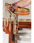 Ulo Tribal Akha Woman's Headdress with Framework of Bamboo and Beads-7. Asian & Chinese Furniture, Art, Antiques, Vintage Home Décor for sale at FEA Home