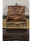 19th Century Temple Cash Box with Ornate Brass Accents-10. Asian & Chinese Furniture, Art, Antiques, Vintage Home Décor for sale at FEA Home